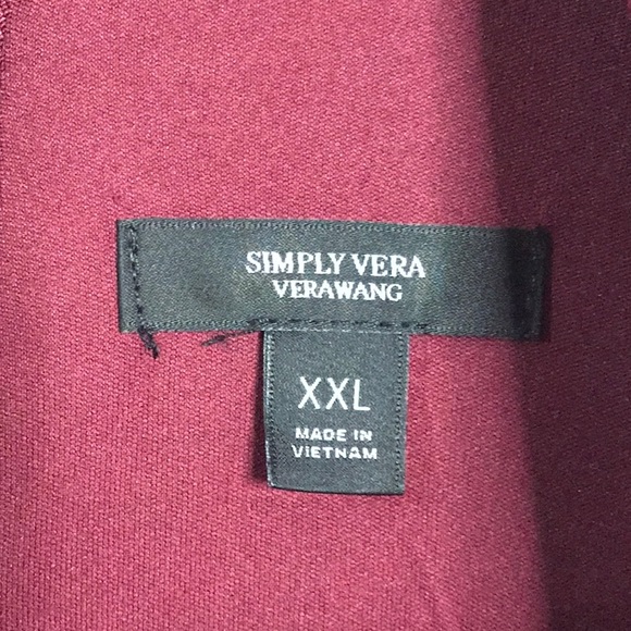 NWT Simply Vera Wang Surplice Jumpsuit sleeveless one piece pants outfit - Picture 5 of 11